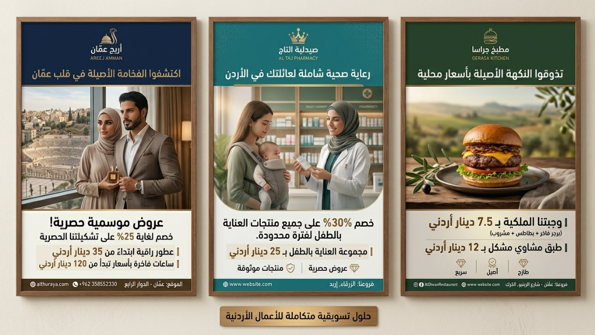 إعلان فلتر مياه سبع مراحل مع شعار Water Filter